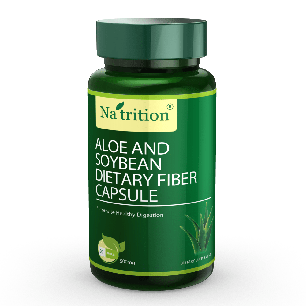 Aloe and soybean diet fiber capsules Na'trition