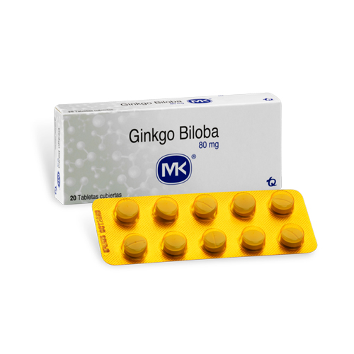 Drogas S&S GINKGO BILOBA 80 MG MK CAJA X 20 TABS