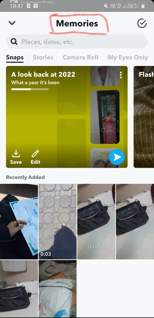How to Use Snapchat Memories to Save & Access Snaps to Save & Access