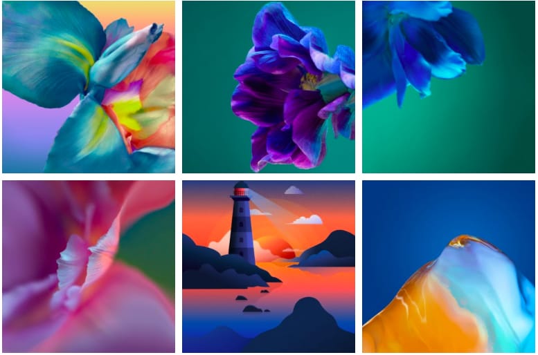 [ZIP] Huawei P40 / P40 Pro Official wallpapers (11525x3218 pixel