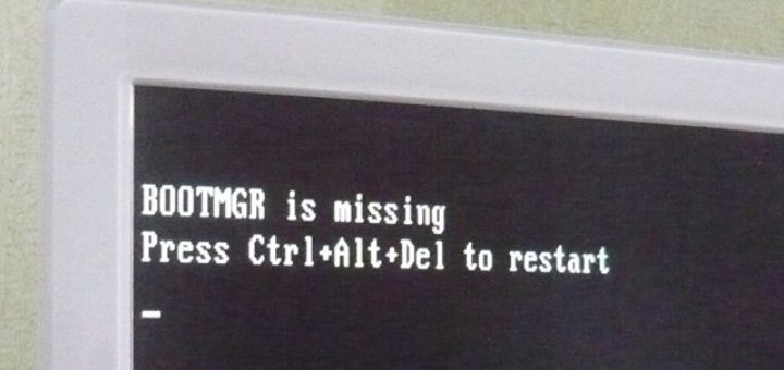 Bootmgr Is Missing Xp Usb Installation Windows