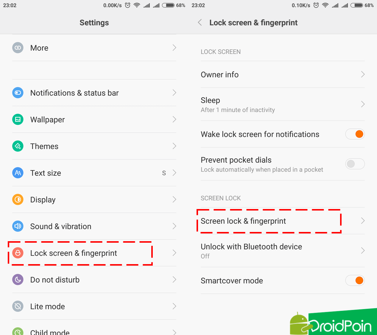 Cara Menggunakan Fitur FingerPrint di Xiaomi DroidPoin