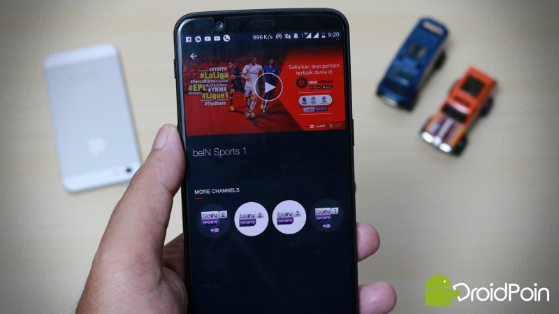 Cara Streaming Gratis beIN Sports di Android via MAXstream DroidPoin
