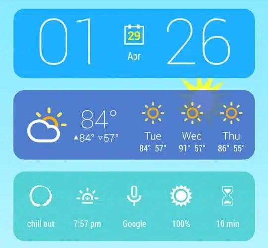 HD Widgets 4.0 permet d'avoir du Kitkat sans Android 4.4 DroidSoft