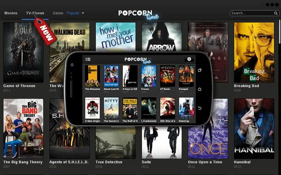 Popcorn Time pour Android supporte le Chromecast DroidSoft