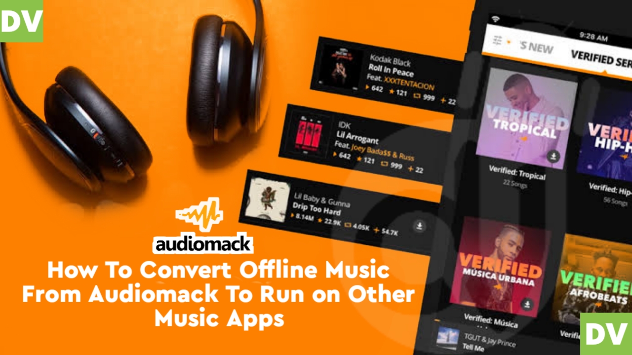 How to convert audiomack offline music to mp3 and play on other music