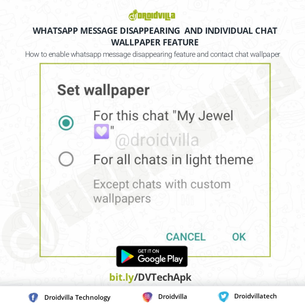 Whatsapp secretly adds message disappearing feature and personal chat