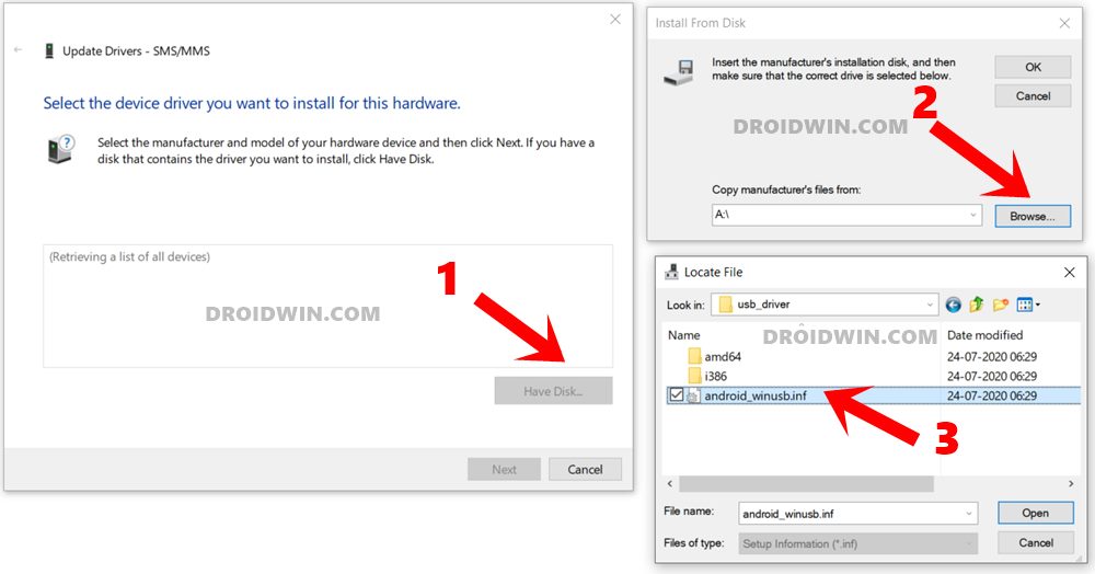 How to Install Google's Android Bootloader Interface Drivers DroidWin