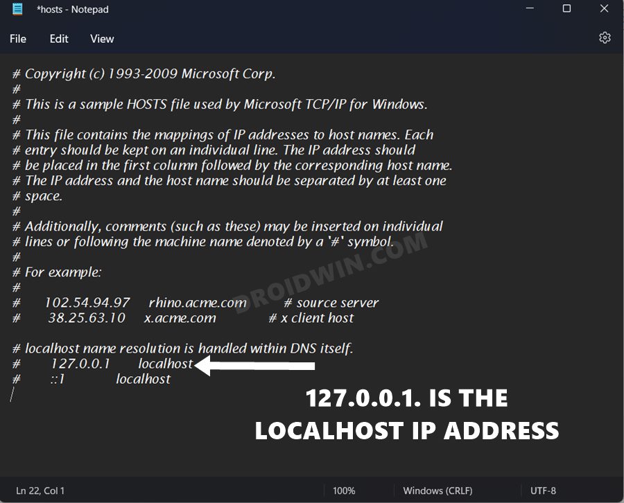 How To Block sites Via Hosts File In Windows 11 droidwin