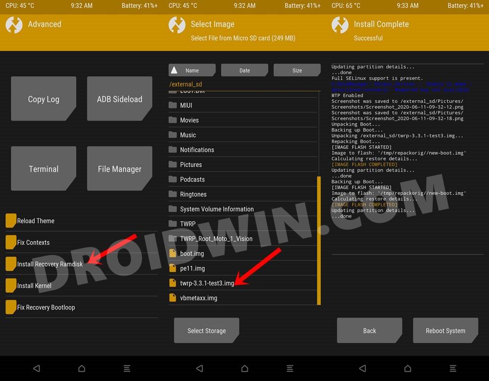 How to Fix TWRP Error FAILED (remote No such partition) DroidWin