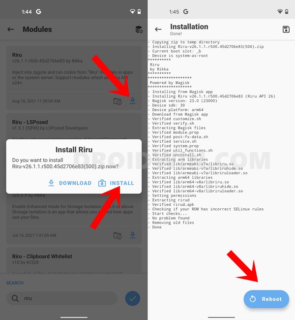 Install Xposed Framework on Android 10/11/12 using LSPosed - DroidWin