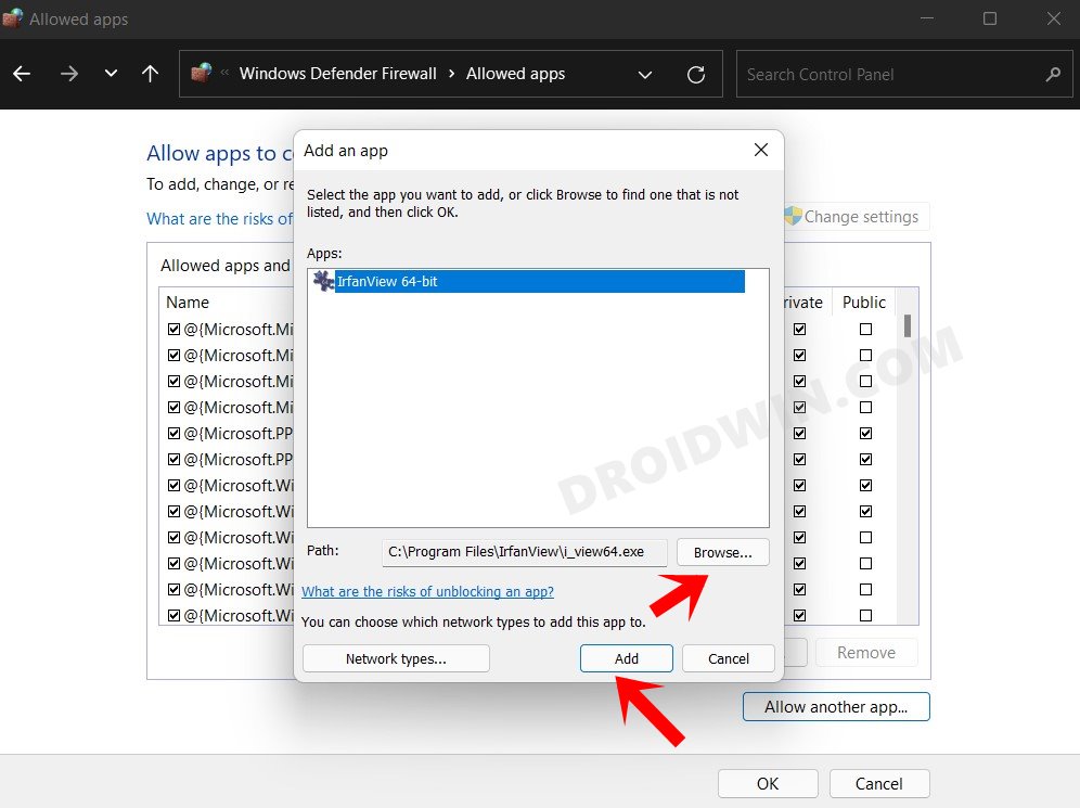 Allow Apps Through Firewall In Windows 11 Add Apps To Exception List