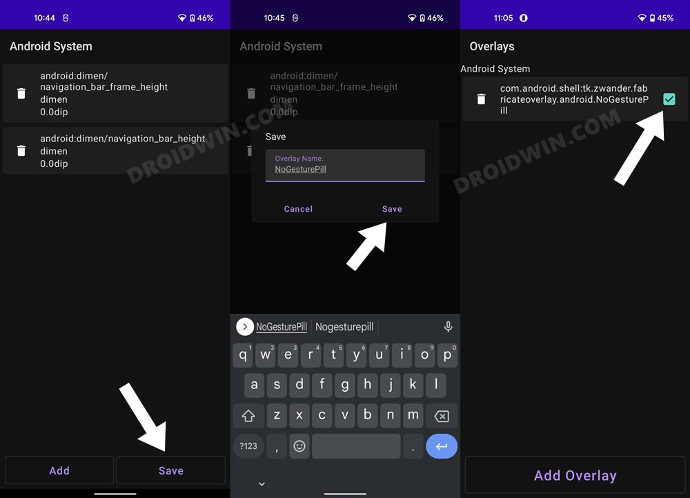 How to Remove Navigation Bar Gesture Pill on Android 12 Without Root