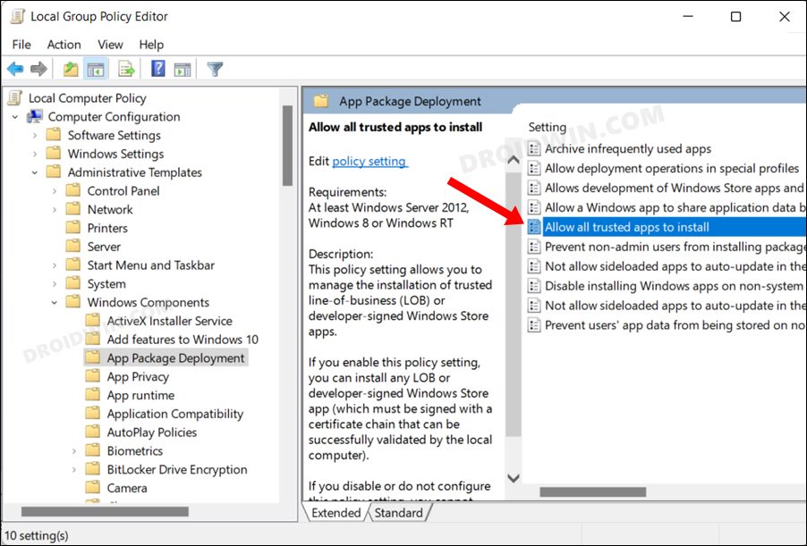 Developer Mode not working in Windows 11 How to Fix DroidWin