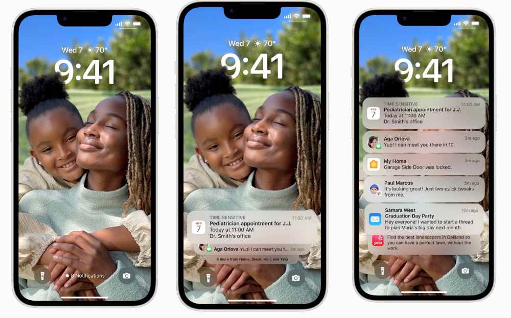 iOS 16 Lock Screen An extra swipe to view notification? Just Apple things!