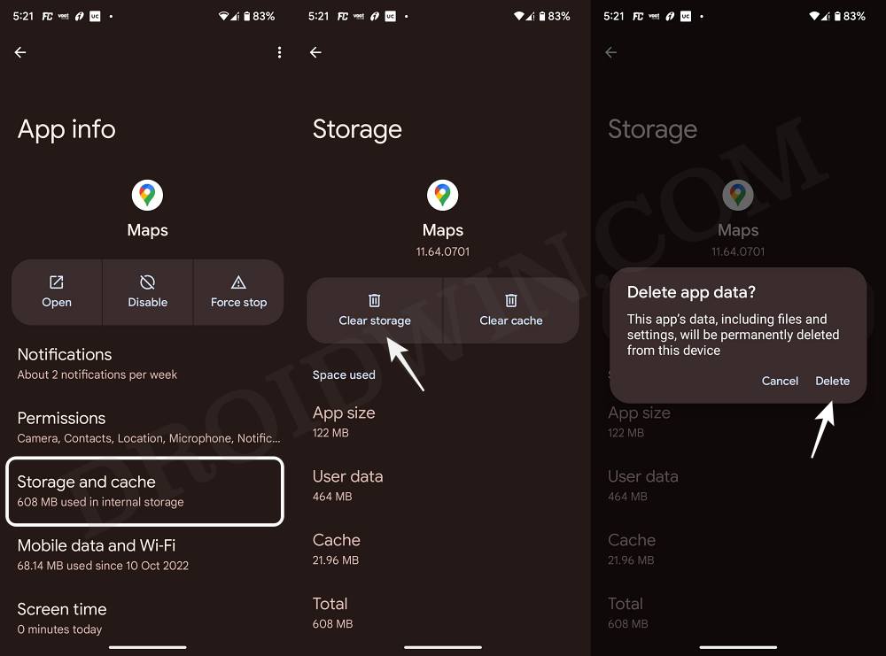 Fix Android Auto GPS signal lost issue in Google Maps DroidWin