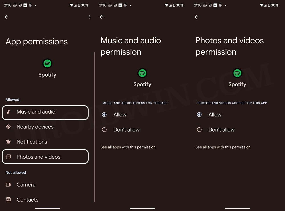 Spotify not working with Google Clock Alarm [Fix] DroidWin