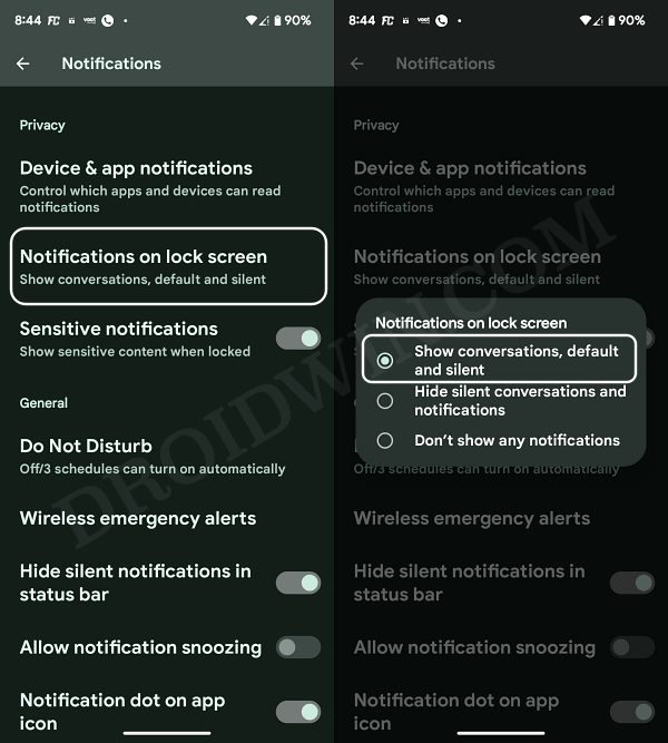 Android 13 Lock Screen Notifications Not Working/Missing [Fix]