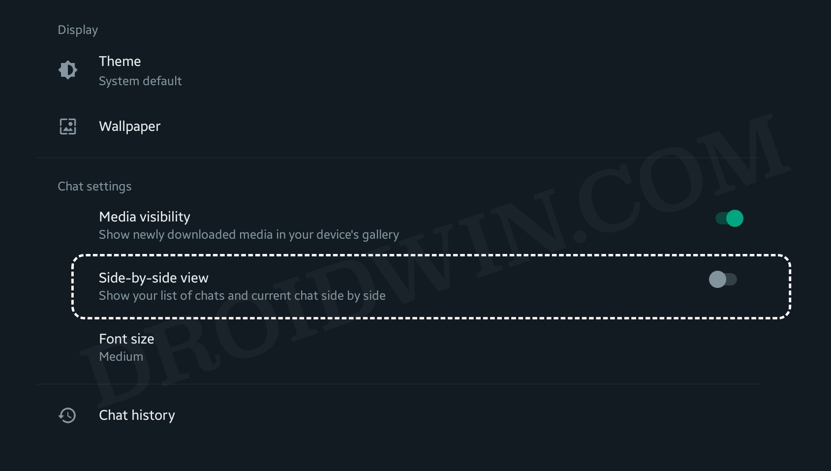 How to Disable WhatsApp Split View in Galaxy Fold 4 DroidWin