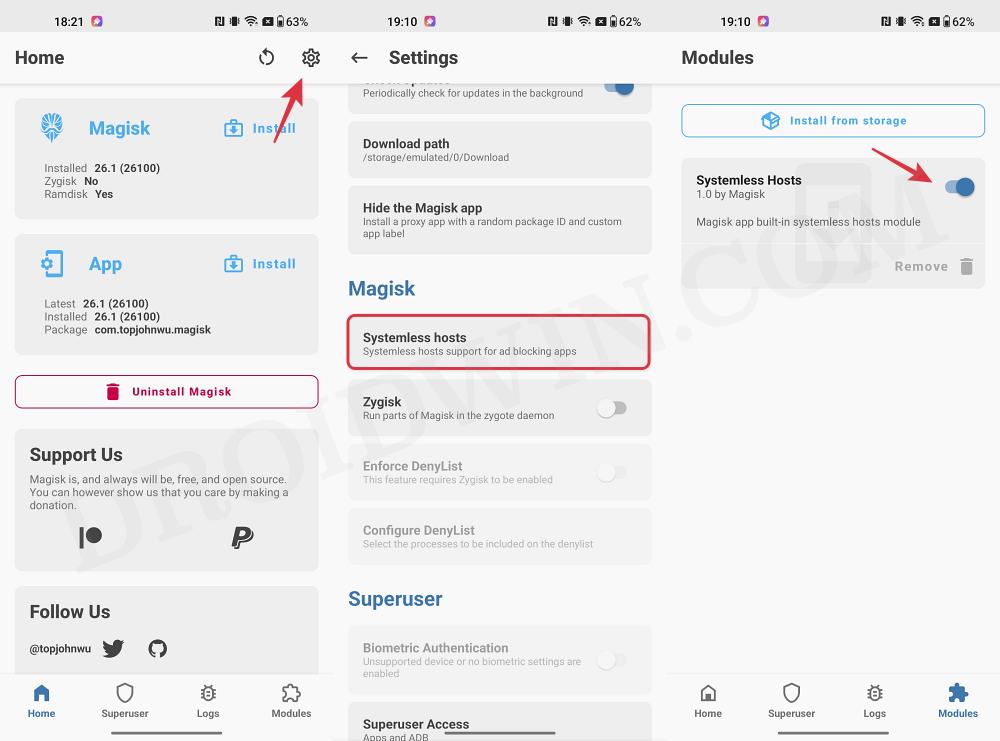 How to Edit Hosts File on Android DroidWin