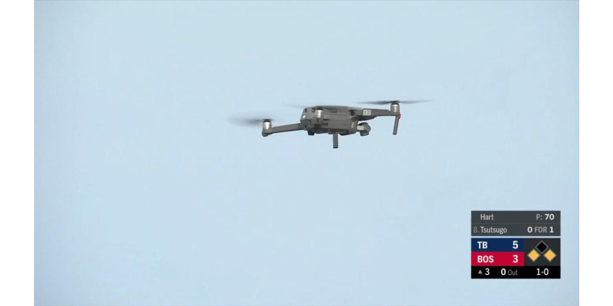 Illegal drone flight delays Major League Baseball Game DroneDJ