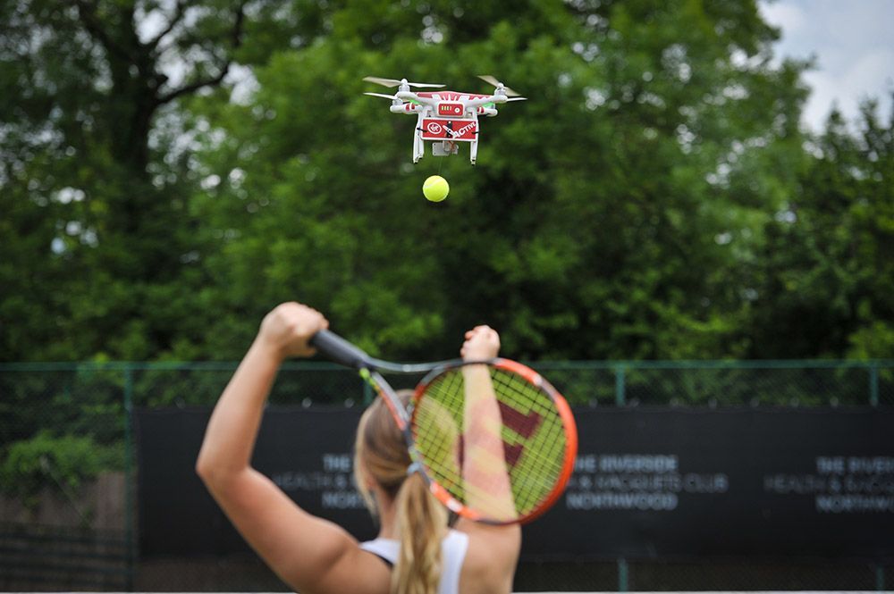 Drone Tennis Coach Coming to a Court Near You? DRONELIFE