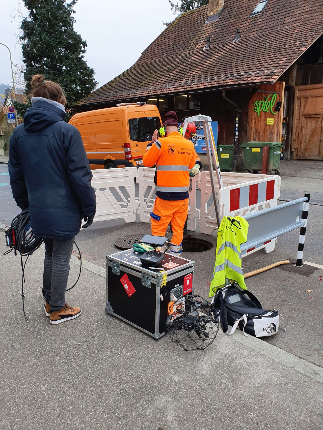 Drones for Wastewater Inspection Flyability WinCam DRONELIFE