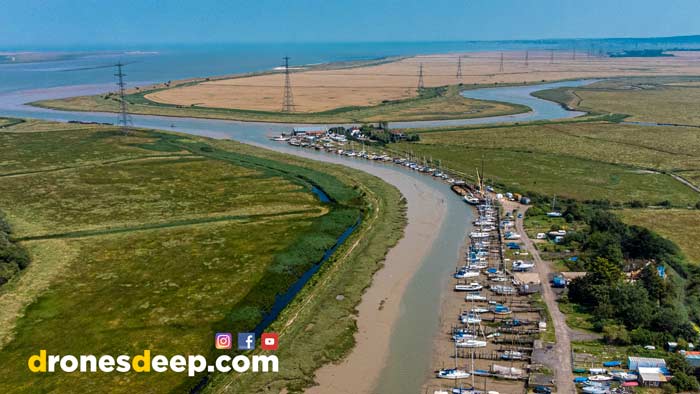 Drone Locations in Kent Oare Near Faversham Drones Deep