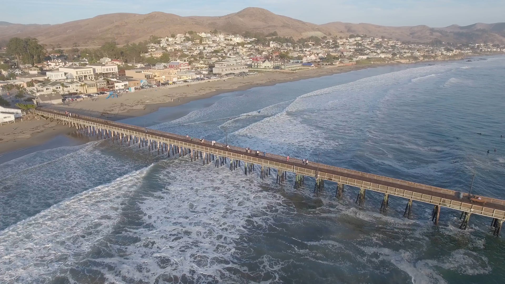Cayucos, California Shoreline Pier 2