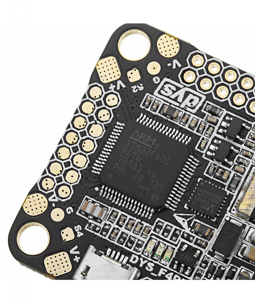 DYS F4 pro V2 Flight Controller Controladora de vuelo AIO OSD Sensor de