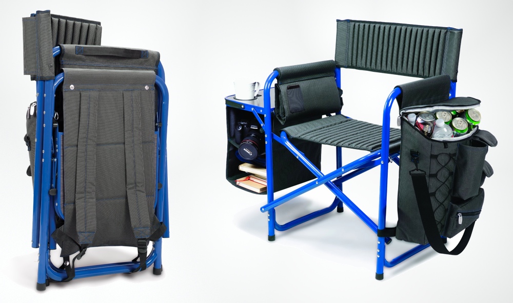 The Backpack Chair with Side Table and Cooler