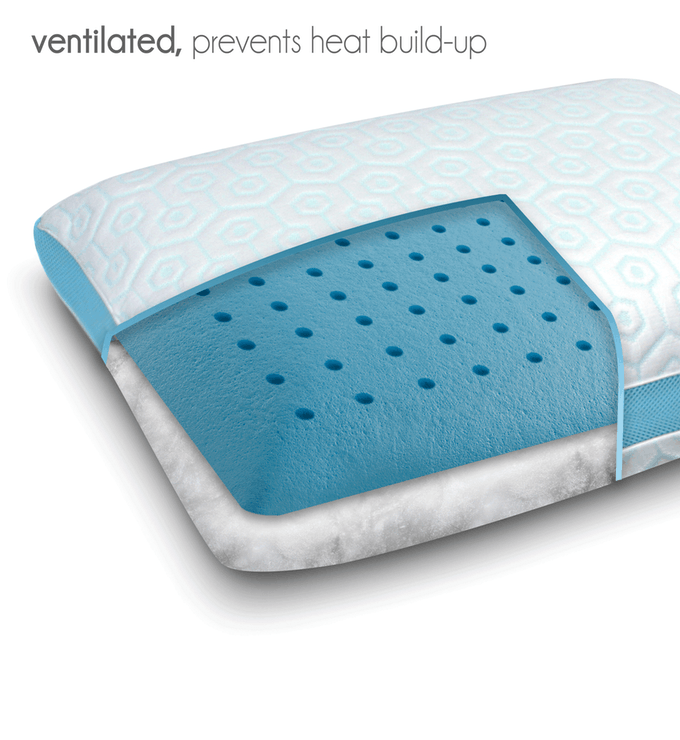 A Pillow/Cover Set designed to Keep Your Head Cool