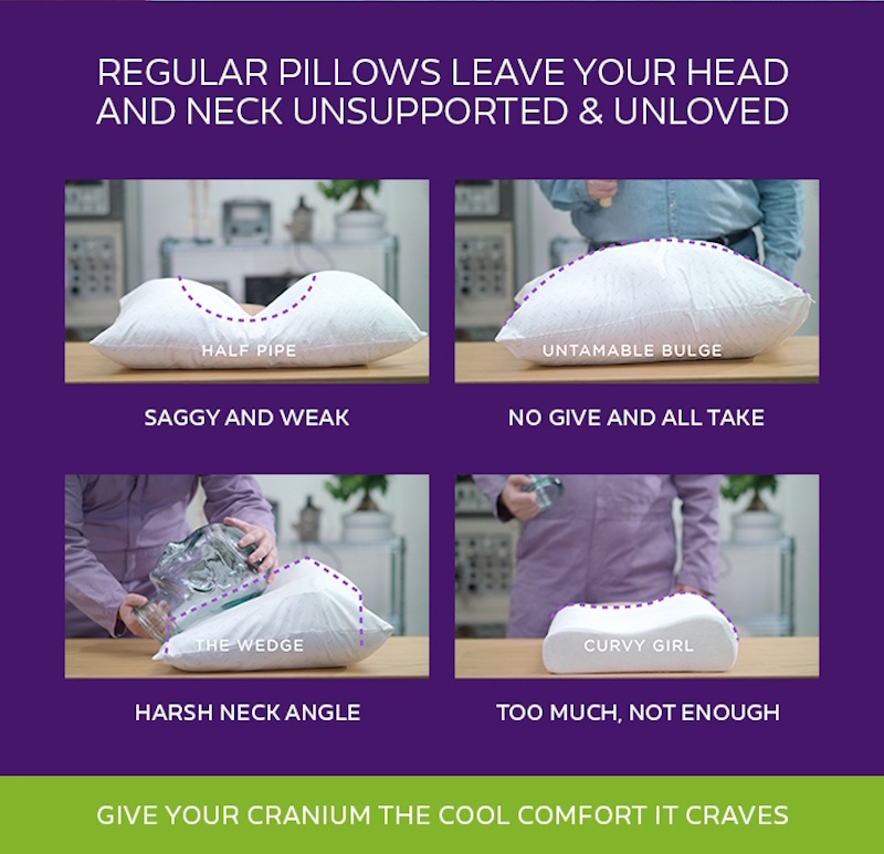 The Pillow That Acts Like Another Bed For Your Head