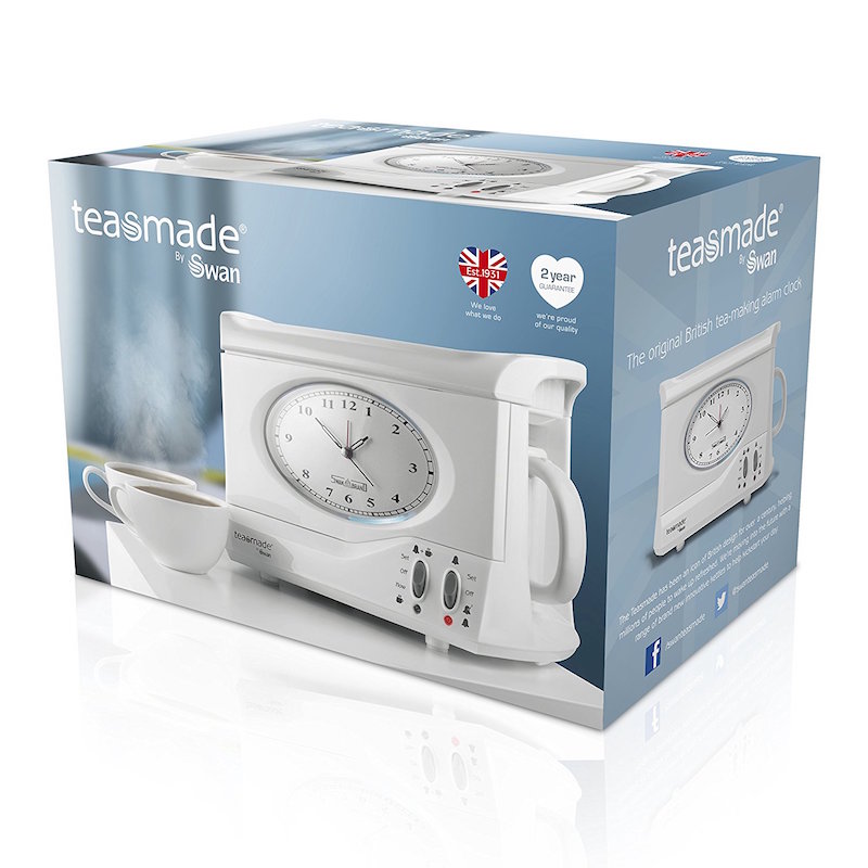 Have the Perfect Cup of Tea Every Morning with This Alarm Clock!