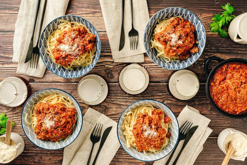 Healthier Hidden Veg Bolognese DropChef