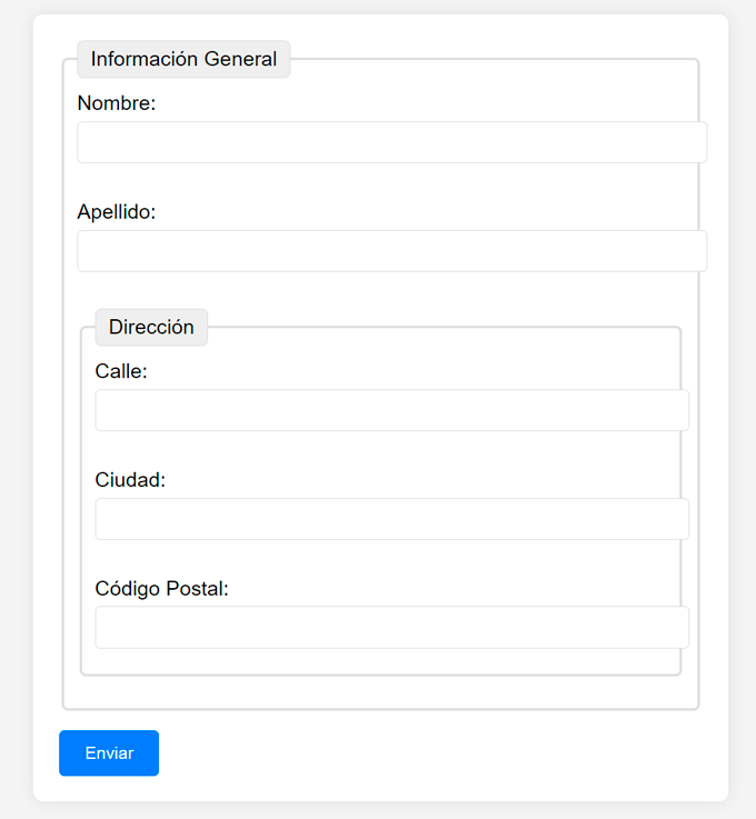 Fieldset en HTML Qué es y cómo utilizar esta etiqueta (Ejemplos)
