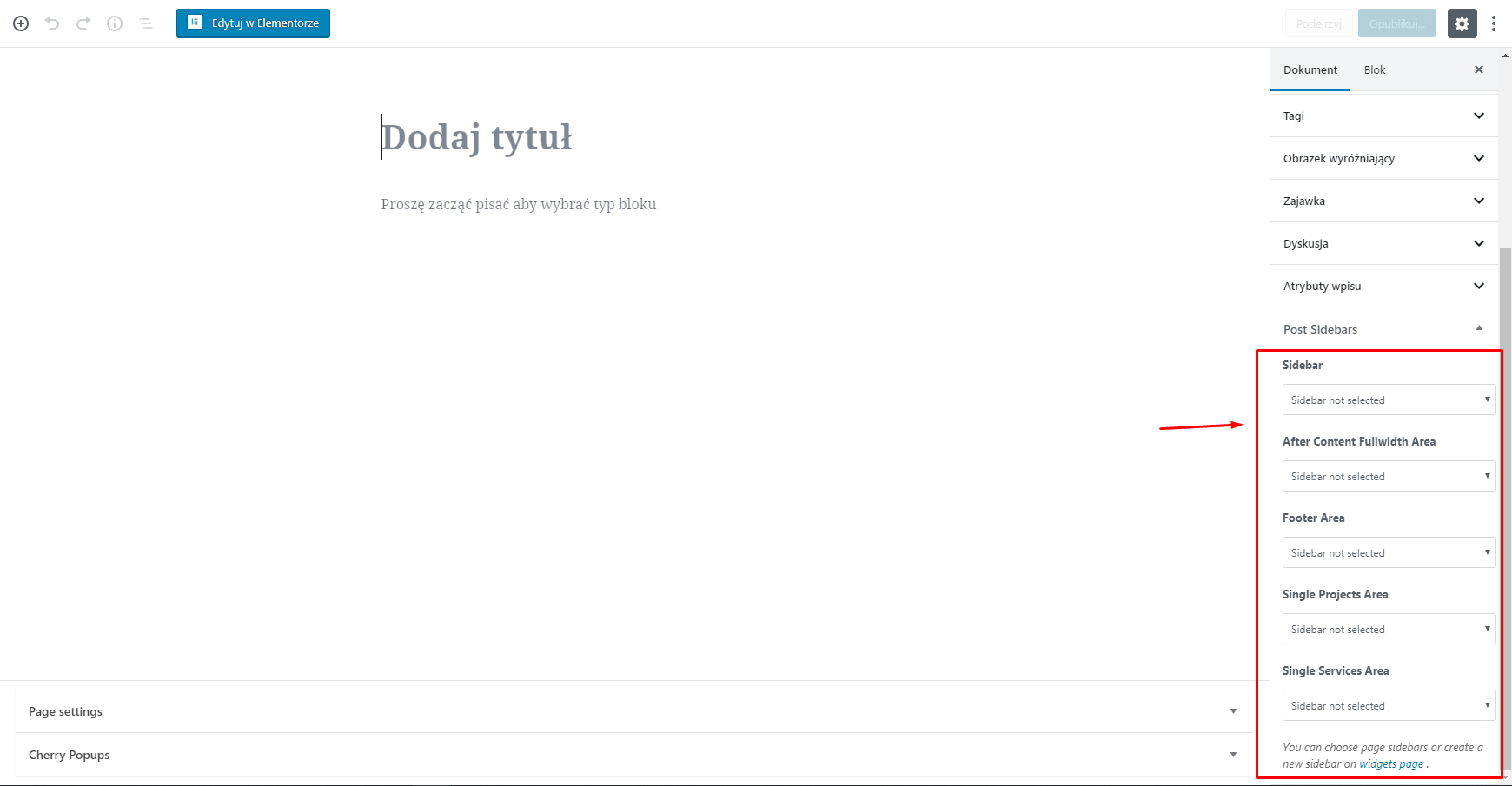 Interous - dodatkowe sidebary do dowolnego użytku