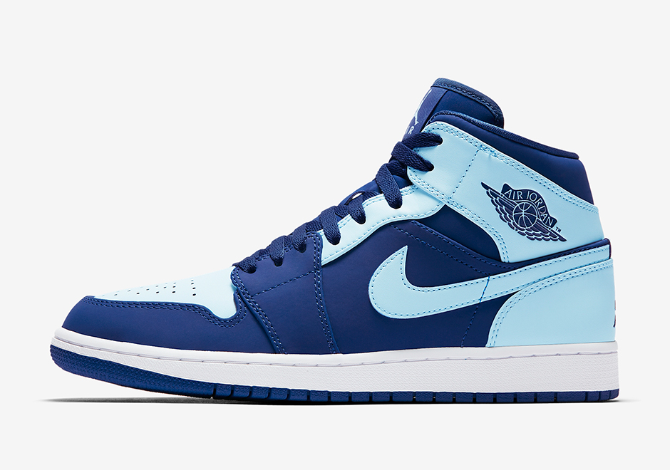 Air Jordan 1 Mid Team Royal Ice Blue