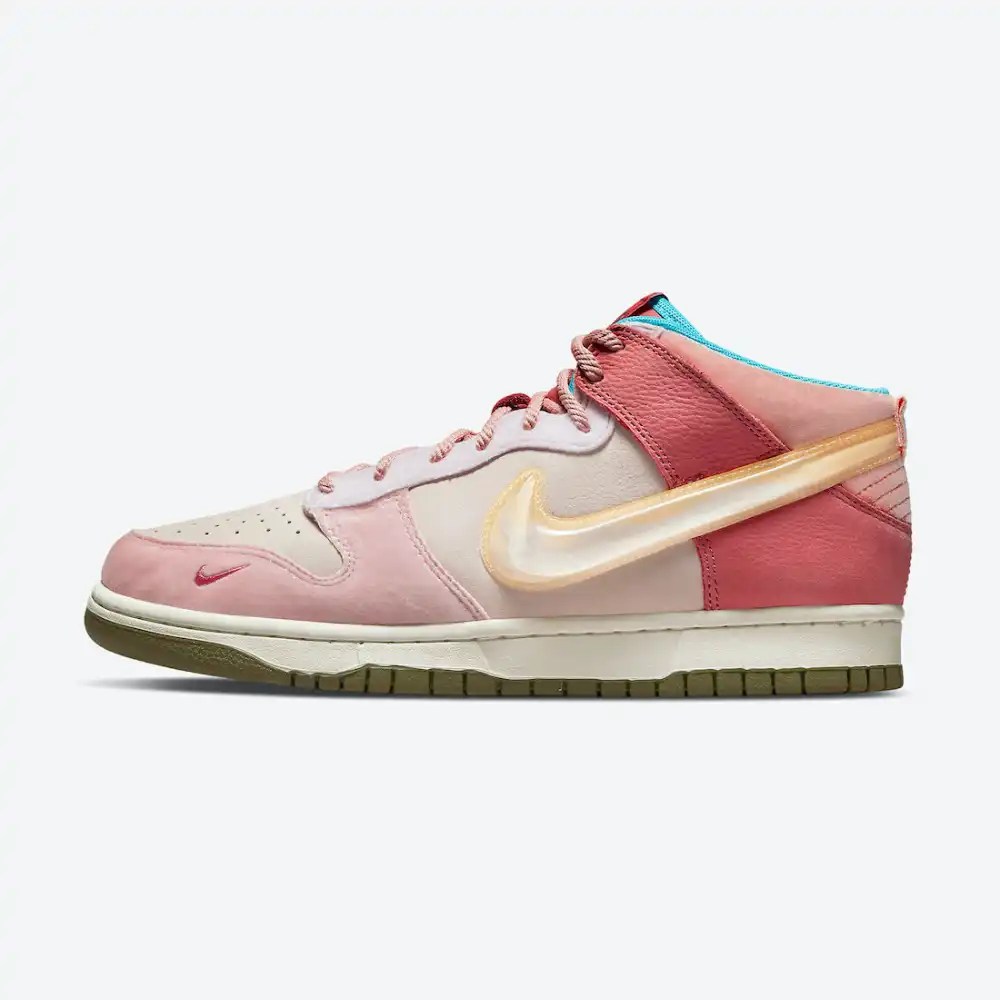 Social Status x Nike Dunk Mid Free Lunch Strawberry Milk