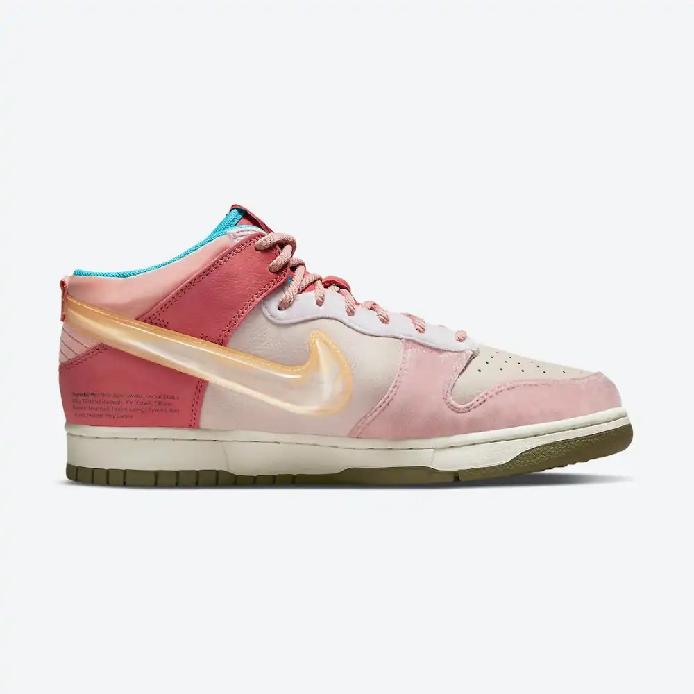 Social Status x Nike Dunk Mid Free Lunch Strawberry Milk
