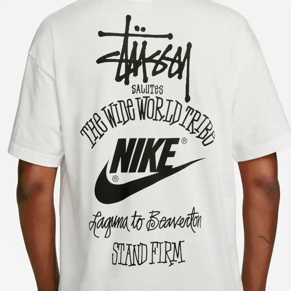 Stussy x Nike Camiseta Graphic White Black