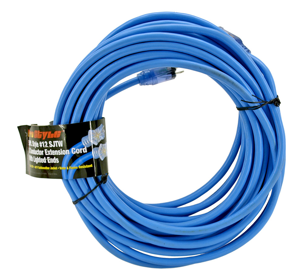 50' Extension Cord Blue