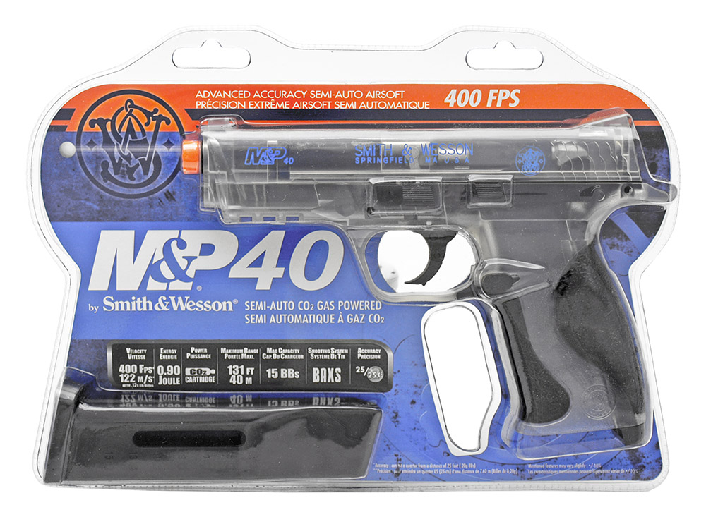 Smith & Wesson M&P40 CO2 Airsoft Pistol Clear