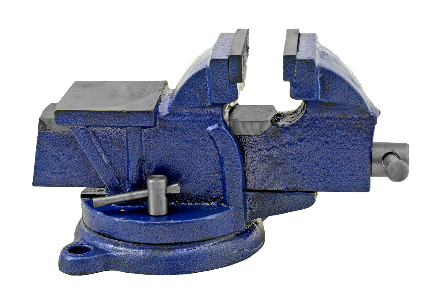 3" Blue Tabletop Bench Vice CalHawk CV3