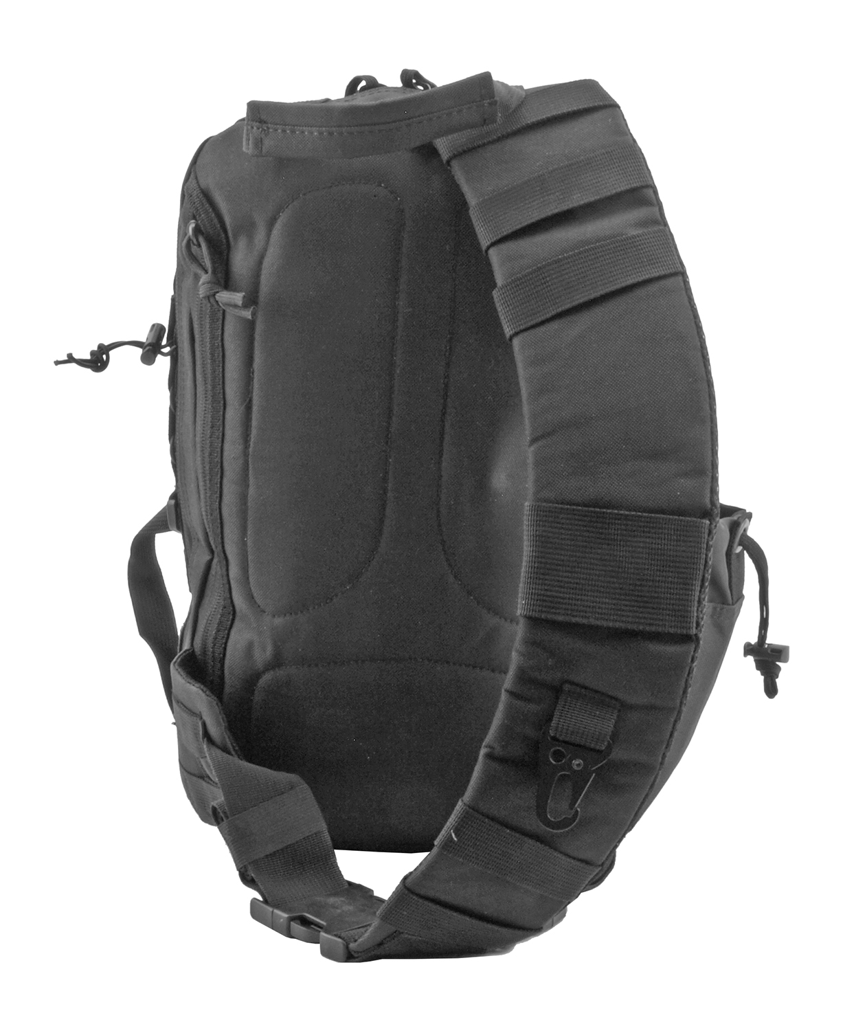 Hard Stone Flight Pack Tactical Travel Sling Backpack Black