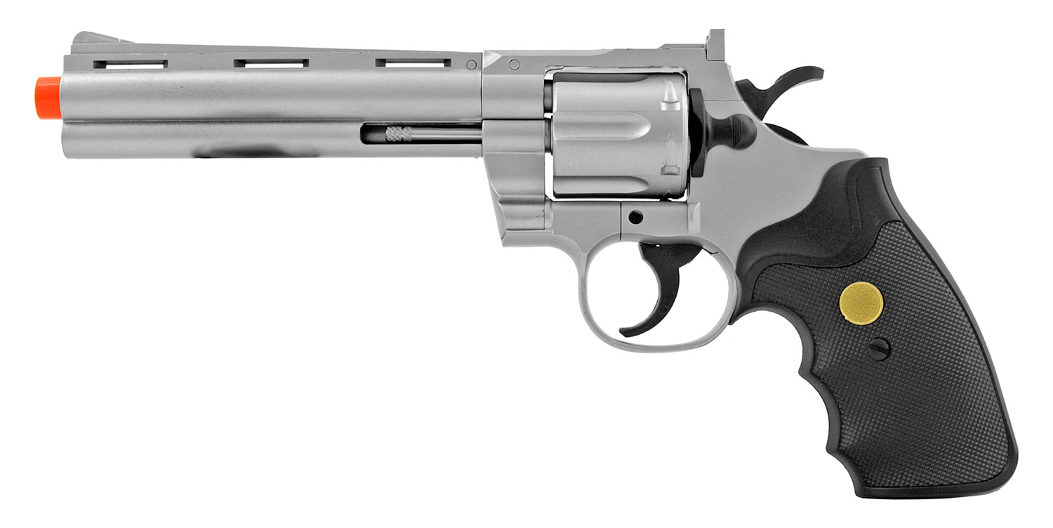 UKArms G36B Six Shooter Revolver Spring Powered Airsoft Pistol