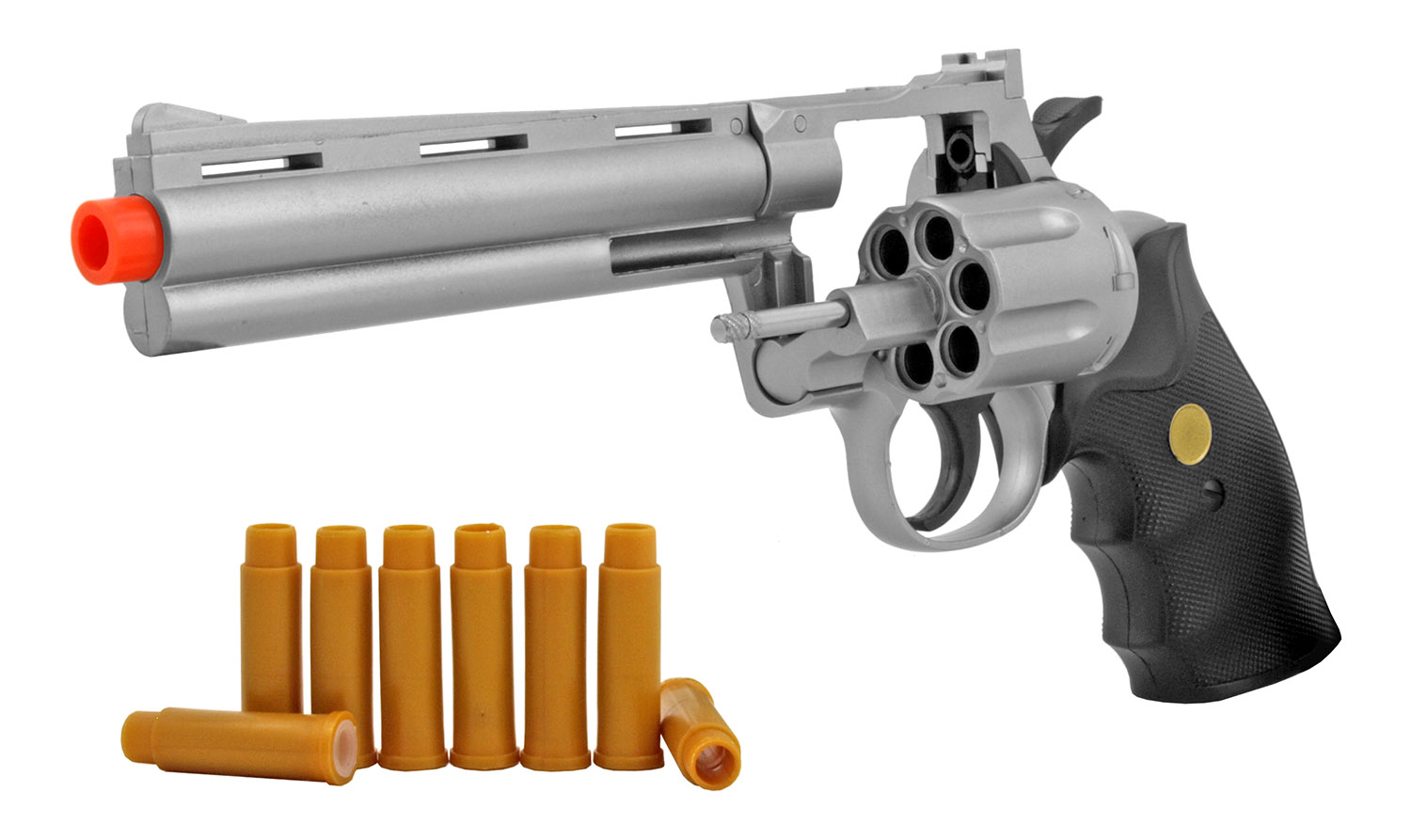 UKArms G36B Six Shooter Revolver Spring Powered Airsoft Pistol