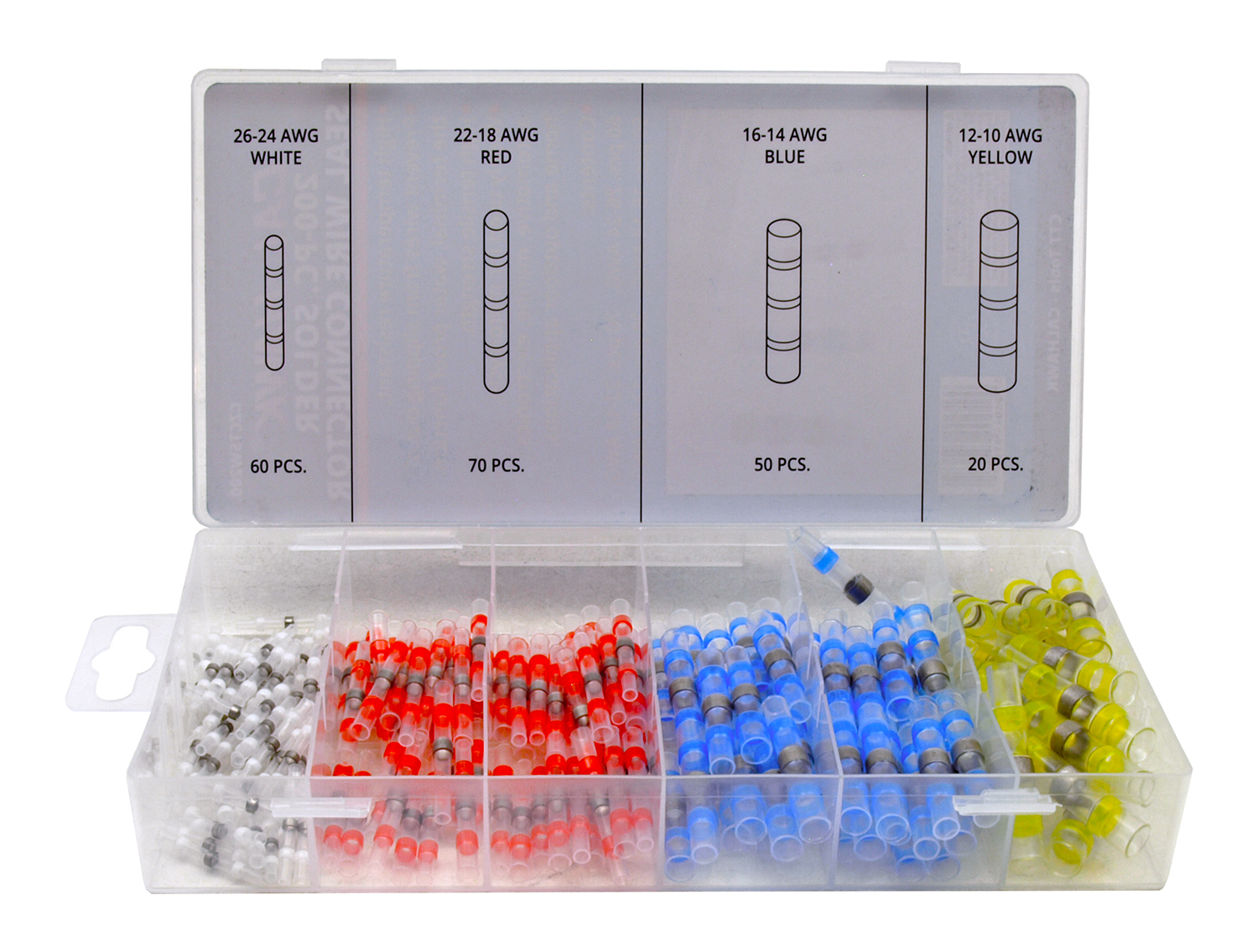 200 pc. Solder Seal Wire Connector Set CalHawk CZCTSW200