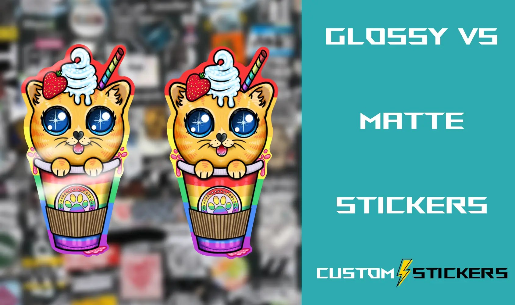 Matte vs Glossy Stickers Differences and