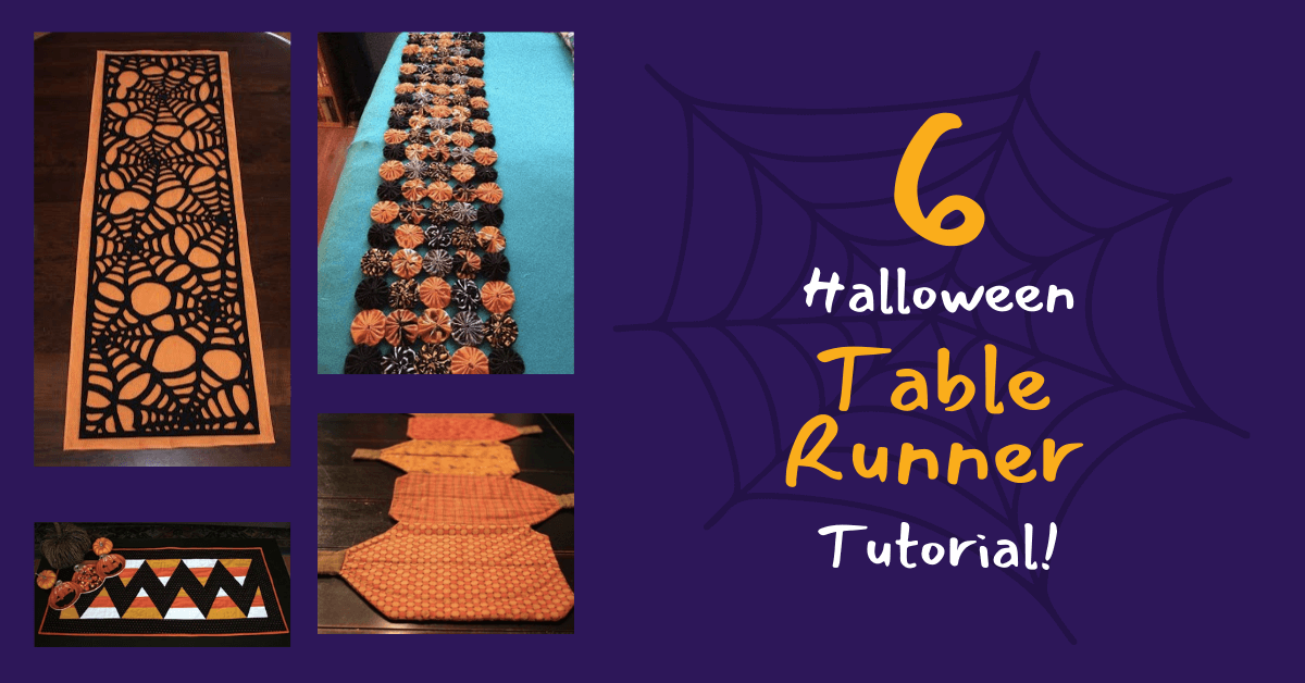 6 DIY Halloween Table Runner Tutorials